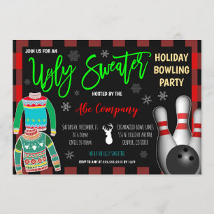 Invitation de la partie de bowling
