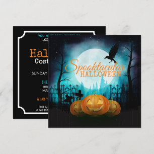 Invitation de la partie   de costume de