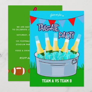 Invitation de la partie de football