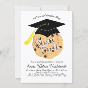 Invitation de la partie de graduation de cookies i