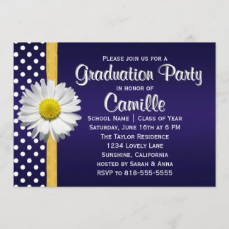 Invitation de la partie de graduation de la margue