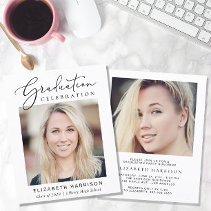 Invitation de la partie de graduation du script bu