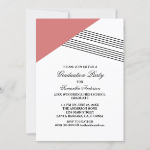 Invitation de la partie de graduation géométrique
