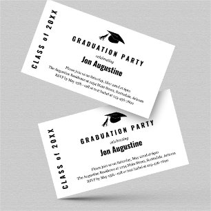 Invitation de la Partie de graduation Insérer