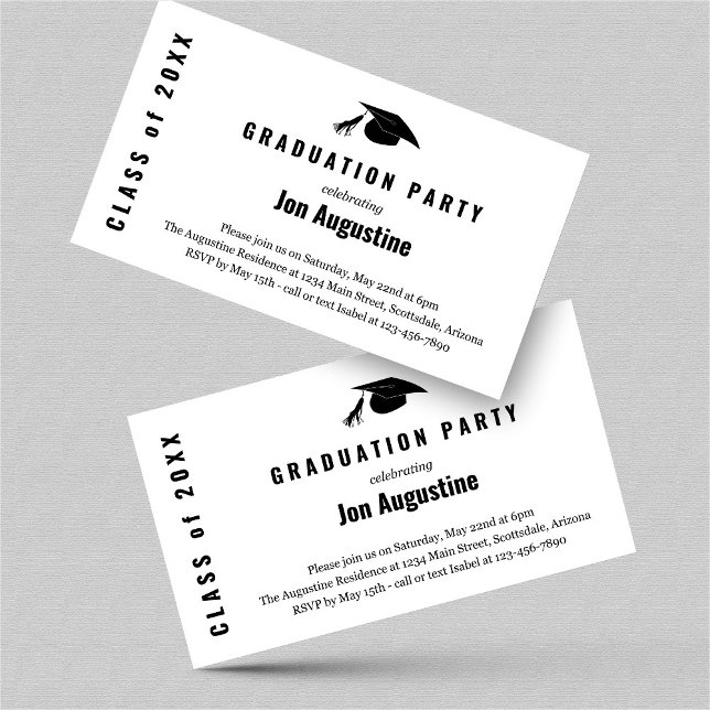 Invitation de la Partie de graduation Insérer (Créateur téléchargé)