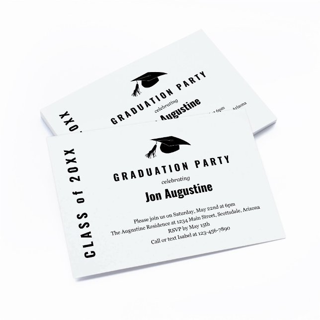 Invitation de la Partie de graduation Insérer (Créateur téléchargé)