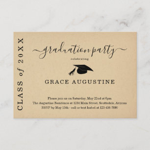 Invitation de la Partie de graduation Insérer