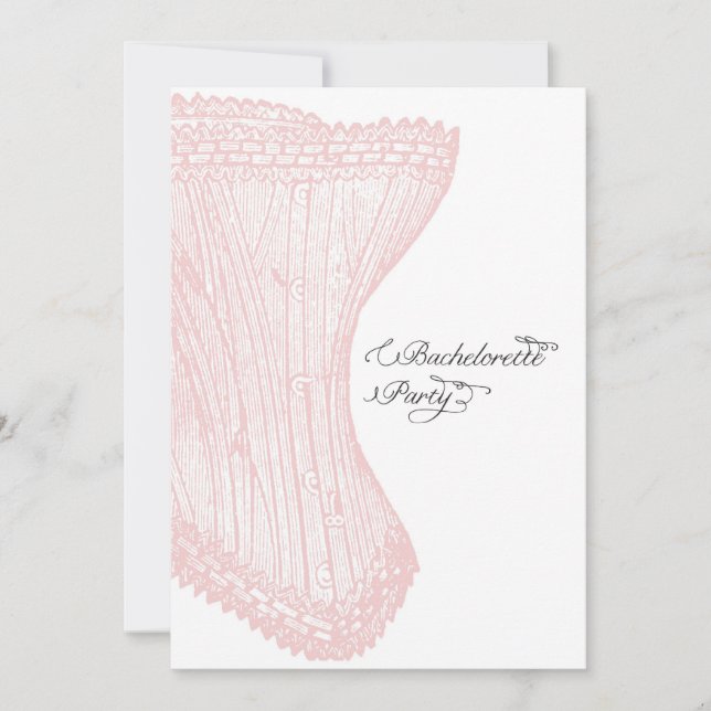 Invitation de la partie de la Bachelorette de la N (Devant)