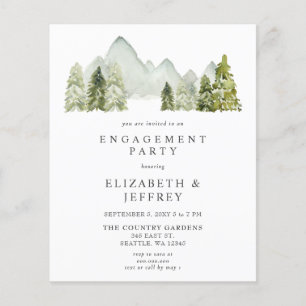 Invitation de la partie de l'engagement des pins d