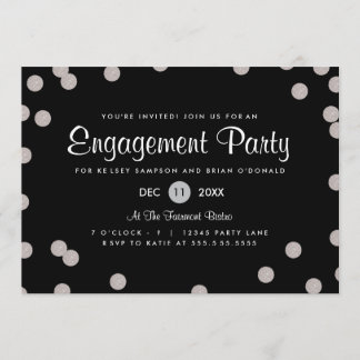 Invitation de la partie de l'engagement en pointes