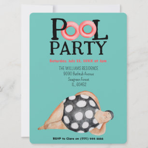 Invitation de la partie de pool