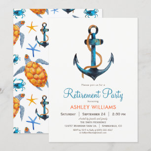 Invitation de la partie de retraite de l'Ancre nau