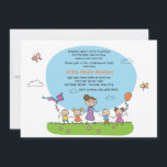 Invitation de la partie de retraite de l'enseignan<br><div class="desc">Une adorable invitation de la petite enfance, de l'enseignant, de la retraite, avec un enseignant et 4 élèves en plein air. (FP) La carte est facile à customiser avec votre libellé, police, couleur de police, options de forme de papier et choix de six types de papier. Enveloppes blanches incluses. Vous...</div>