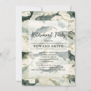 Invitation de la partie de retraite de pêche