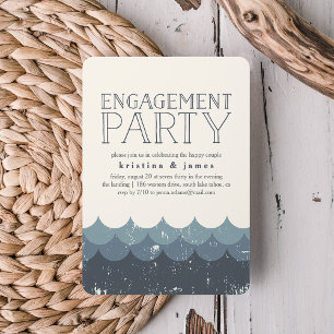 Invitation de la partie d'engagement des vagues vi
