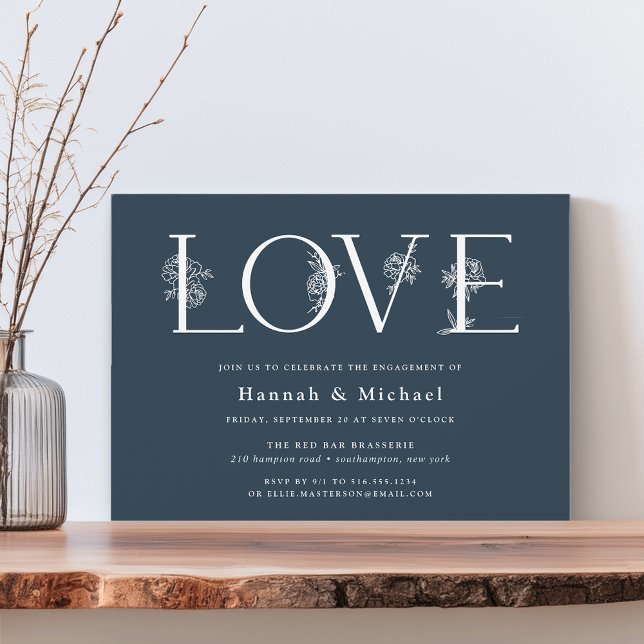 Invitation de la partie d'engagement du jardin sec (Créateur téléchargé)