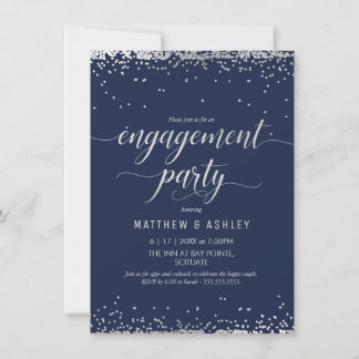 Invitation de la partie d'engagement - Elegant Arg