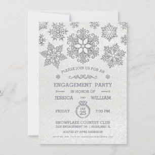 Invitation de la partie d'engagement Élégante sur