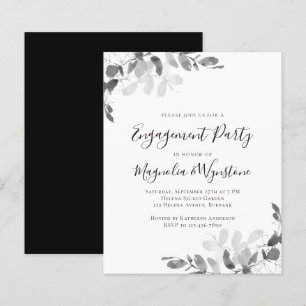 Invitation de la partie d'engagement Eucalyptus bu