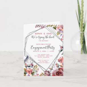 Invitation de la partie d'engagement géométrique f