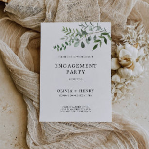 Invitation de la partie d'engagement Mariage de ve