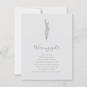 Invitation de la partie d'engagement minimaliste