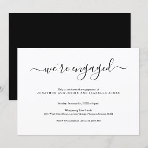 Invitation de la partie d'engagement moderne