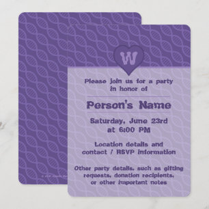 Invitation de la partie DNA Stripes