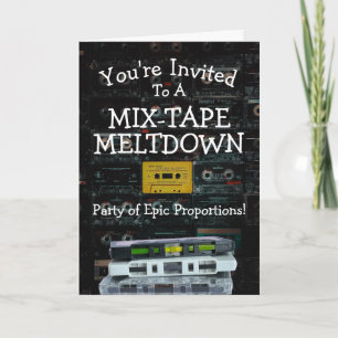 Invitation de la partie épique MixTape Meltdown de