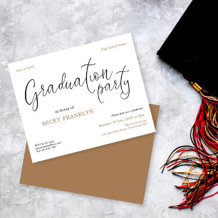 Invitation de la partie Graduation du script budgé