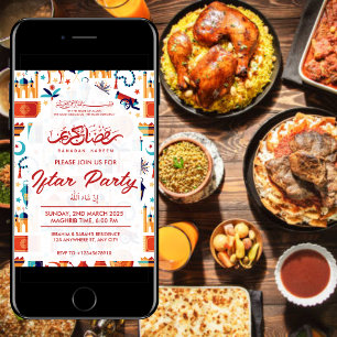 Invitation De La Partie Iftar