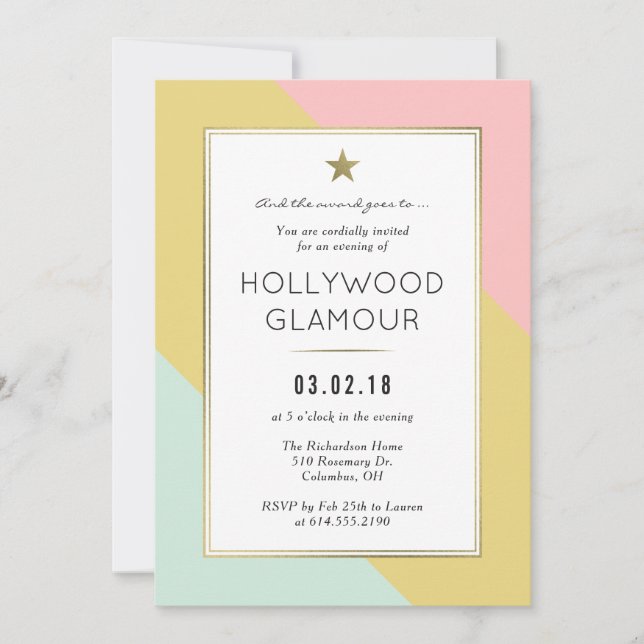 Invitation de la partie Oscar pour visionner des p (Devant)