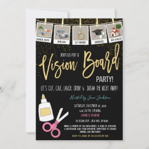 Invitation de la partie Vision Board