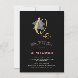 Invitation de la Parties scintillant de bacheloret