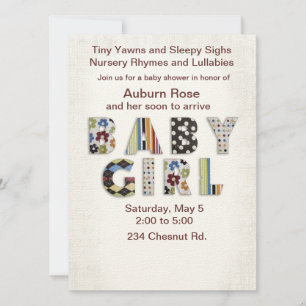 Invitation de la petite fille