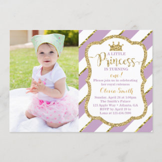 Invitation de la petite princesse Anniversaire
