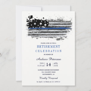 Invitation de la Police Retirement Party