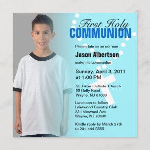 Invitation de la Première Communion Sainte Croix B