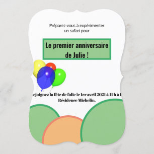 invitation de la première édition