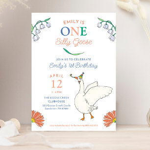 Invitation de la première fête d'anniversaire de l