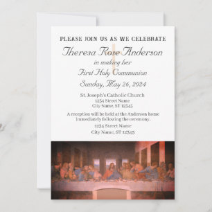 Invitation de la première sainte communion