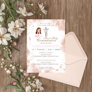 Invitation de la première sainte communion