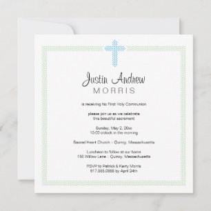 Invitation de la première sainte communion