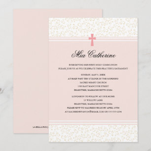 Invitation de la première sainte communion de la C