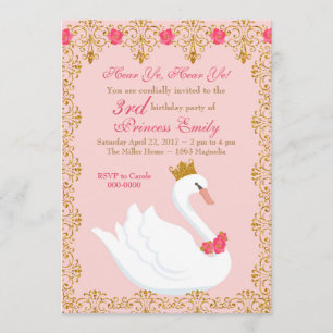 Invitation de la princesse Swan