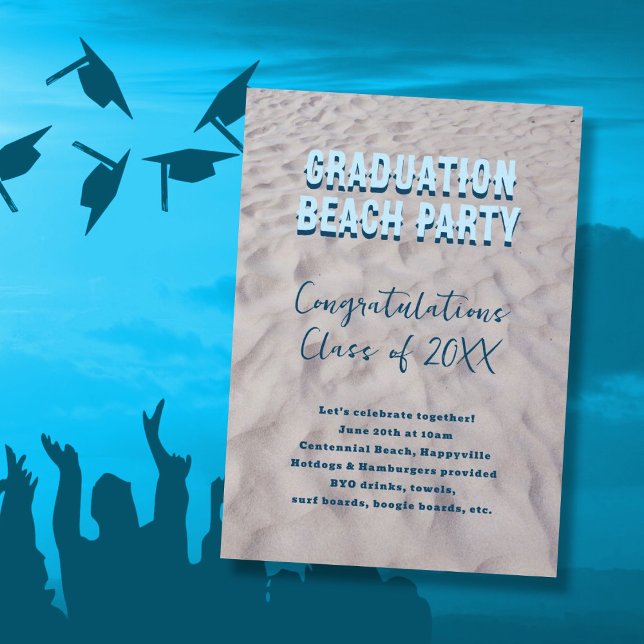 Invitation de la promotion de fin d'études Thème d (Créateur téléchargé)