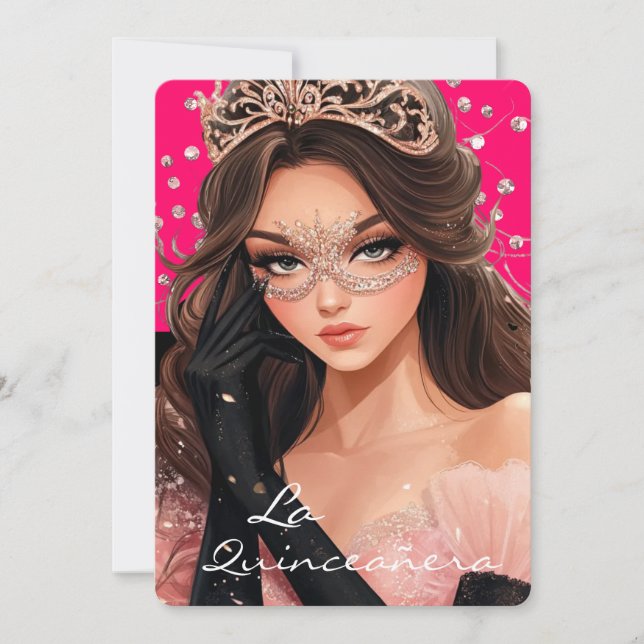 Invitation de La Quinceanera (Devant)