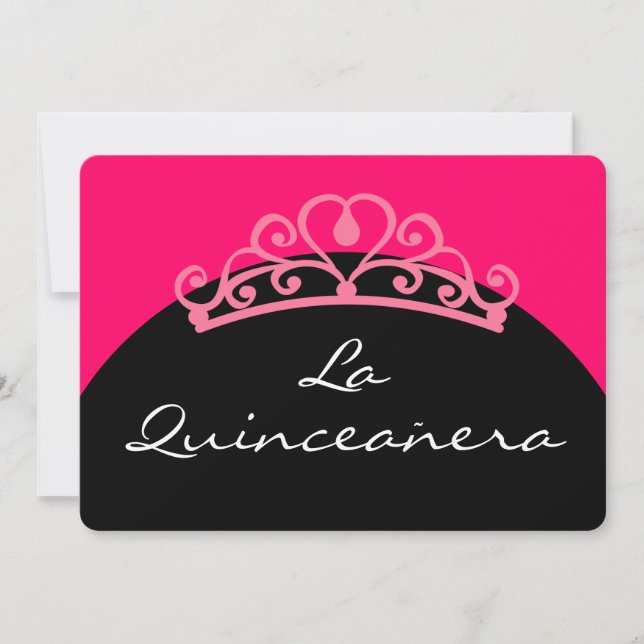 Invitation de La Quinceanera (Devant)