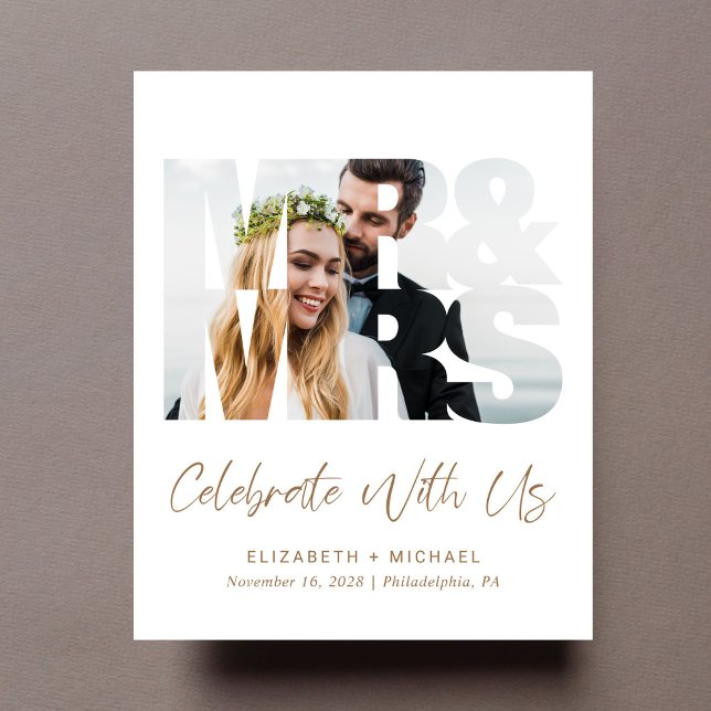 Invitation de la réception de mariage avec un scri (Créateur téléchargé)