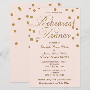 Invitation de la répétition de la Parties scintill